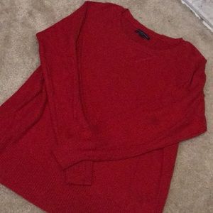 Red sweater